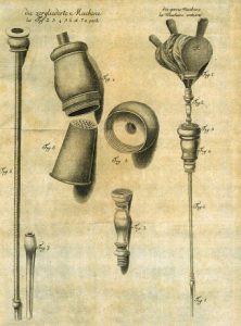 drawing of the clyster tools