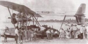 Dikorsky S-38 sealanding on Cozumel in 1929